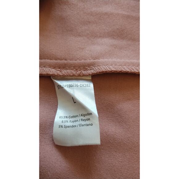 Pink women jacket with zip asymmetrical Embroidered Back size large - Picture 8 of 14